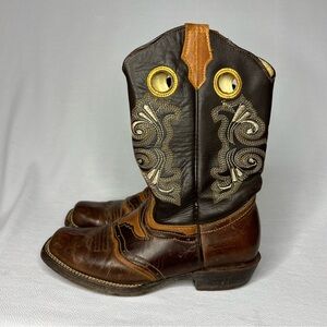 Red Wagons Square Toe Womens Western Boots Brown Size 23.5